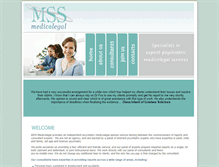 Tablet Screenshot of mss-medicolegal.co.uk